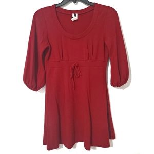 In Style USA Women's Red Baby Doll Top